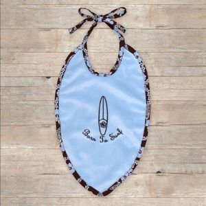 Reversible Surfboard Shaped Baby / Toddler Bib